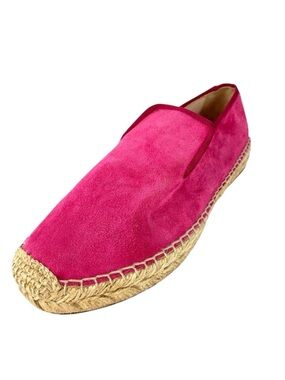 ELYSE WALKER Dee Pink Suede Platform Espadrille‎ Flats